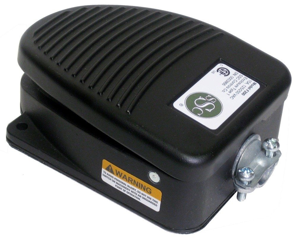 F500 (F-Series Medium-Duty Foot Switch, Single Pedal ... spdt footswitch wiring 